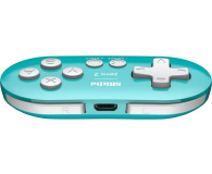8BitDo Zero 2 Bluetooth Gamepad Mini Controller - Turquoise - 1106092 - zdjęcie 3
